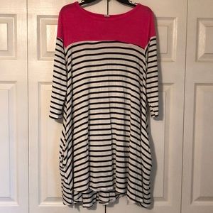 Pink Blush maternity dress